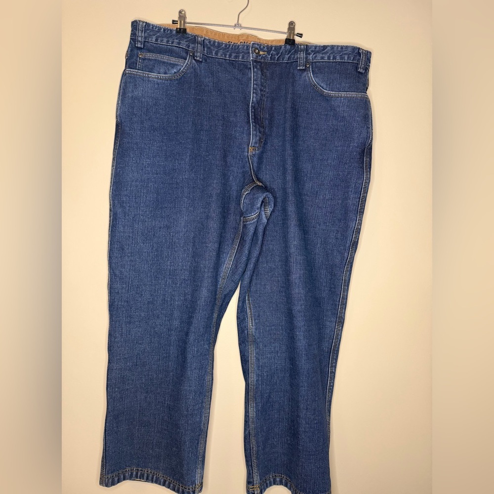 Duluth Trading Co Blue Fleece Lined 44x30 Denim Jeans
